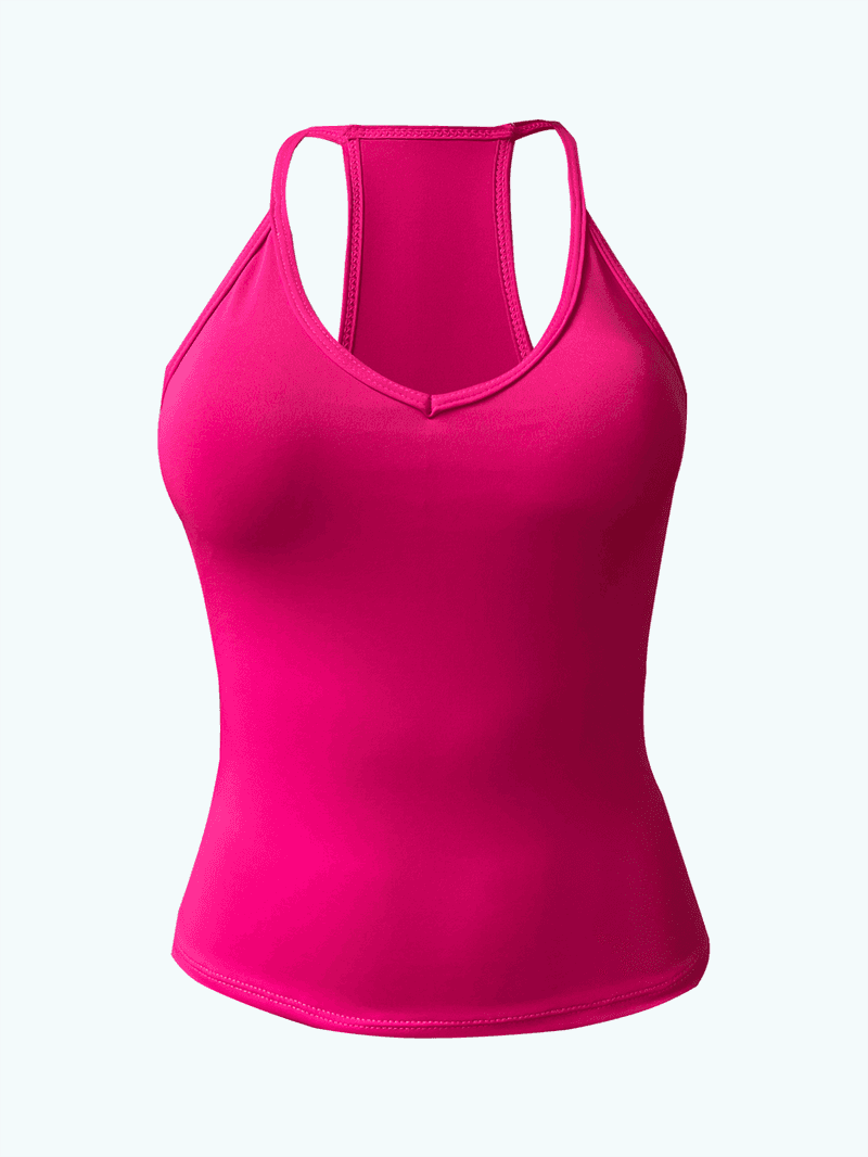 Haut de yoga de sport Haut de fitness pour femmes de course