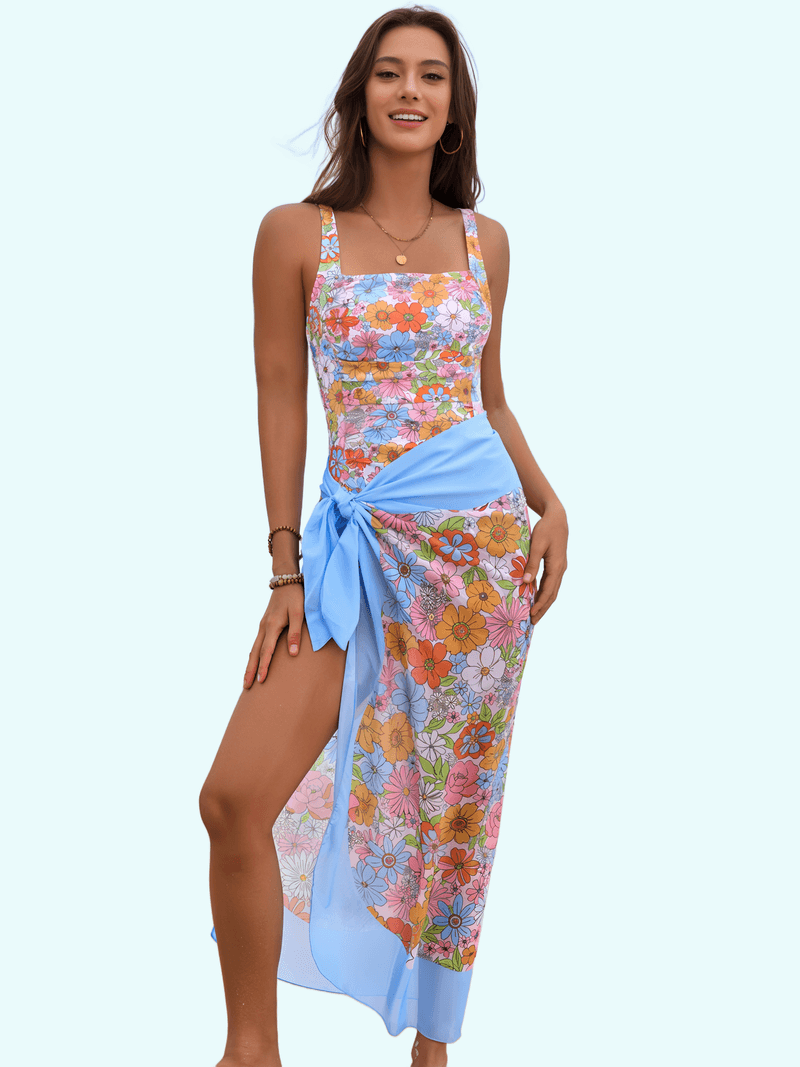 Maillot de bain à fleurs