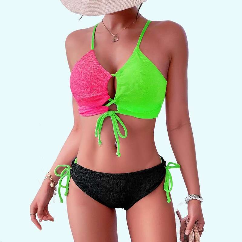 Maillot de bain à sangle creux