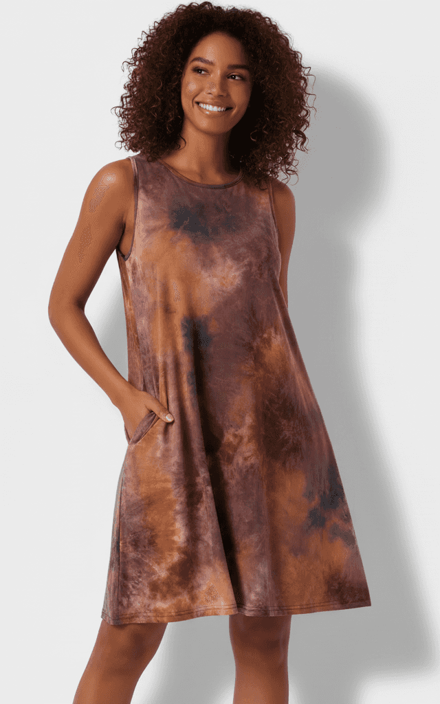 Paréo mini de plage en gaze aqua à boutonnage devant avec manches à volants et ourlet étagé